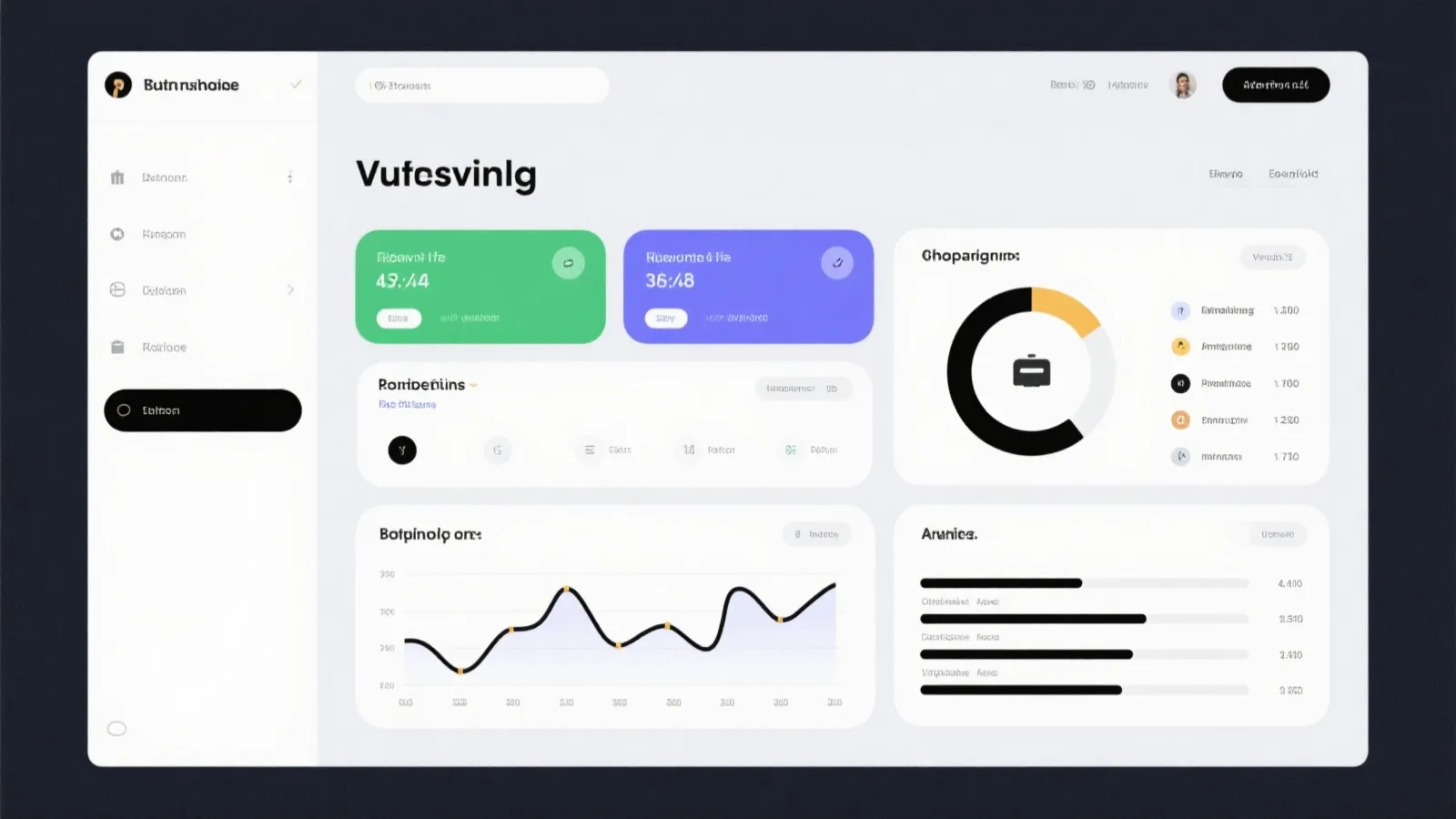 数据趋势与分析看板示意图